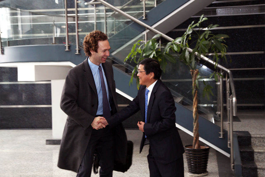 信心滿滿|德國SK集團新任董事長蒞臨山美股份參加合資公司年度董事會