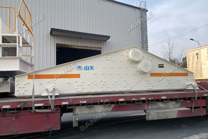 新年發(fā)貨忙｜上海山美股份高性能破碎篩分裝備發(fā)往安徽銅陵，服務于當?shù)啬戤a300萬噸骨料生產線