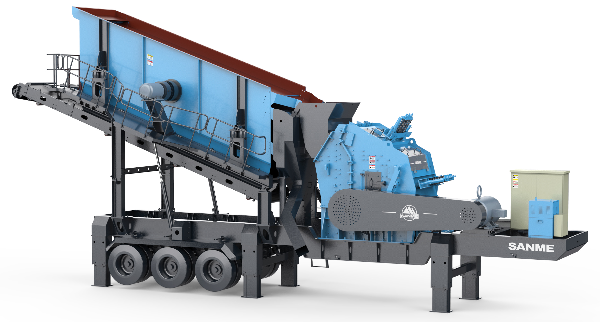 輪胎式移動破碎站和履帶式移動破碎站的差別在哪里？