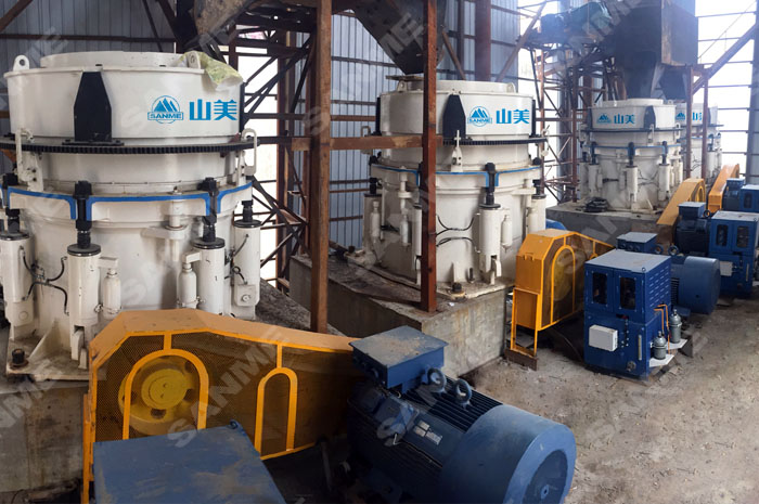 圓錐破碎機(jī)處理鵝卵石效果如何？